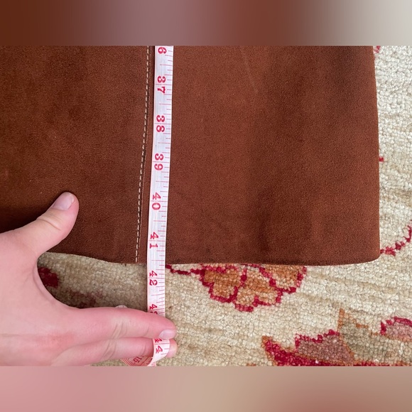 Vintage Suede Trench Coat - Picture 4 of 9